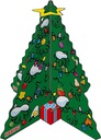 Haribo Advent Tree Calendar 384 gm