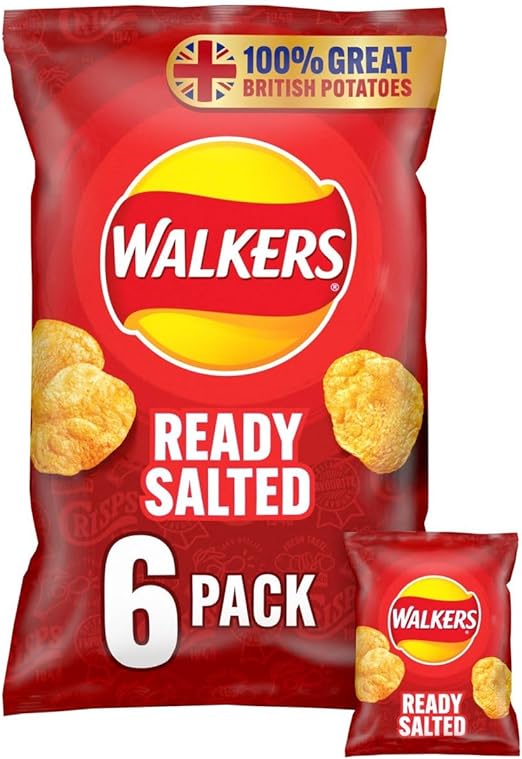Walkers Ready Salted 6 Pack