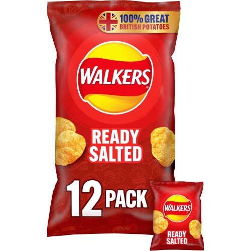 Walkers Ready Salted 12 Pack